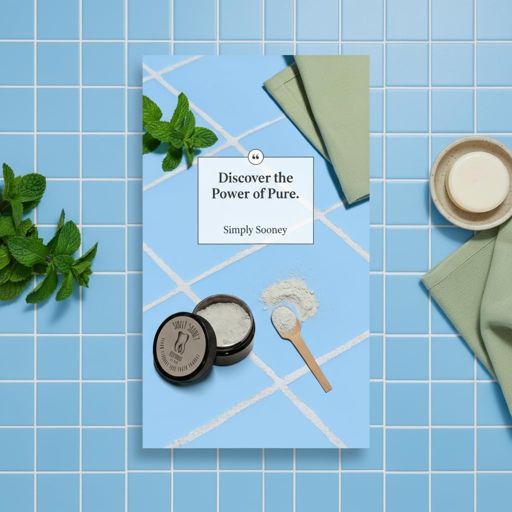 Remineralizing Organic Vegan Fluoride-Free Tooth Powder - Peppermint 1.52oz