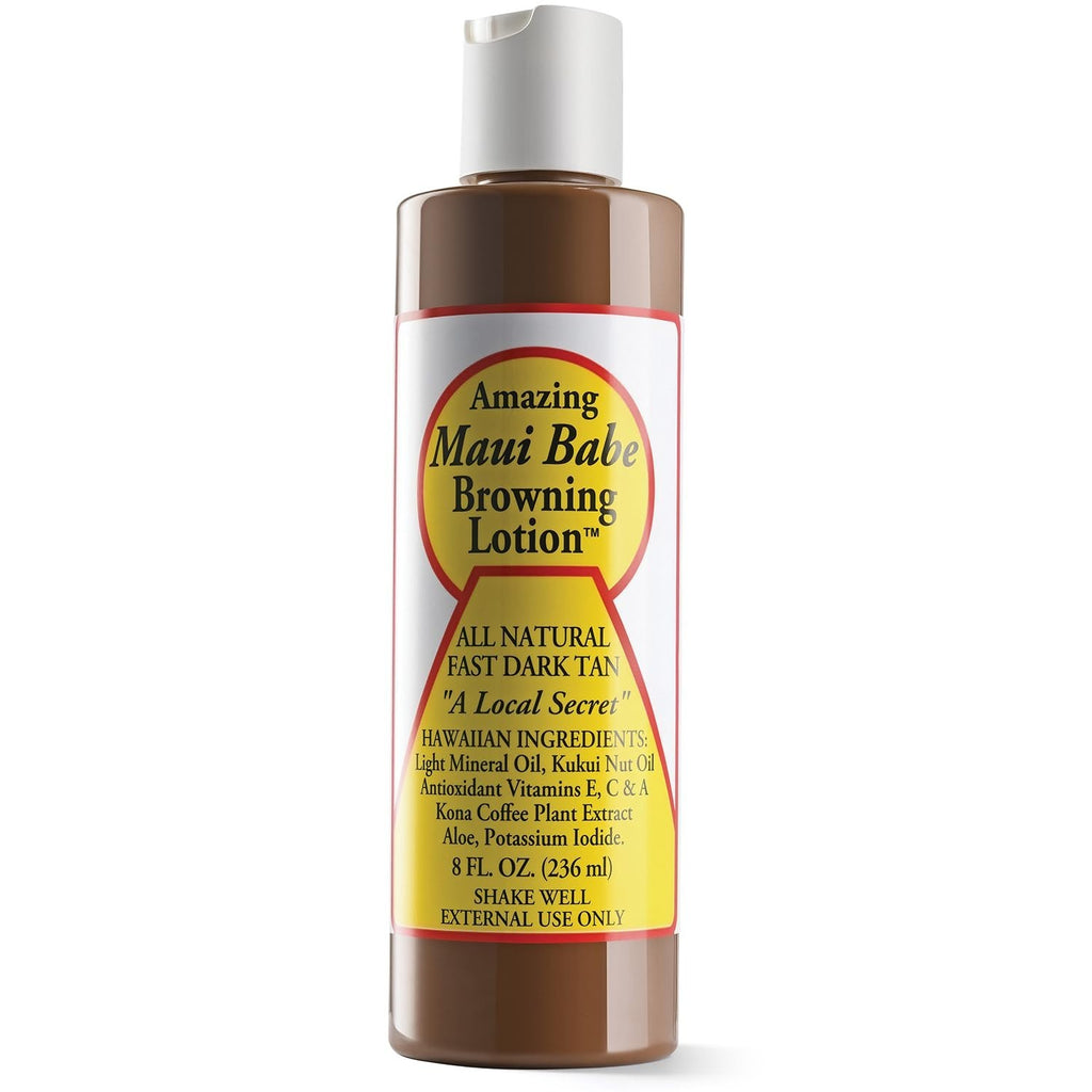 Natural Dark Tanning Lotion - Fast-Acting Sunless Bronzer for Outdoor Skin Care - Pack of 4