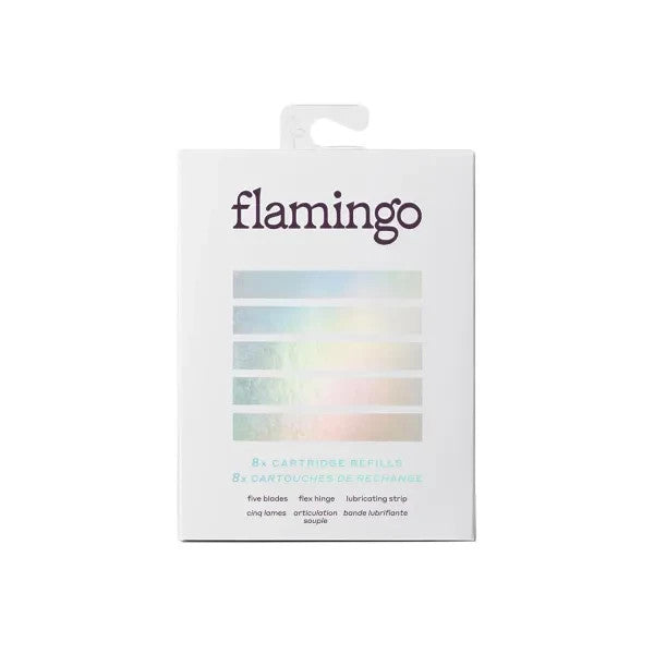 Women’s Razor Blade Refills - 5 Blade Cartridges for Flamingo Handles, Pack of 8