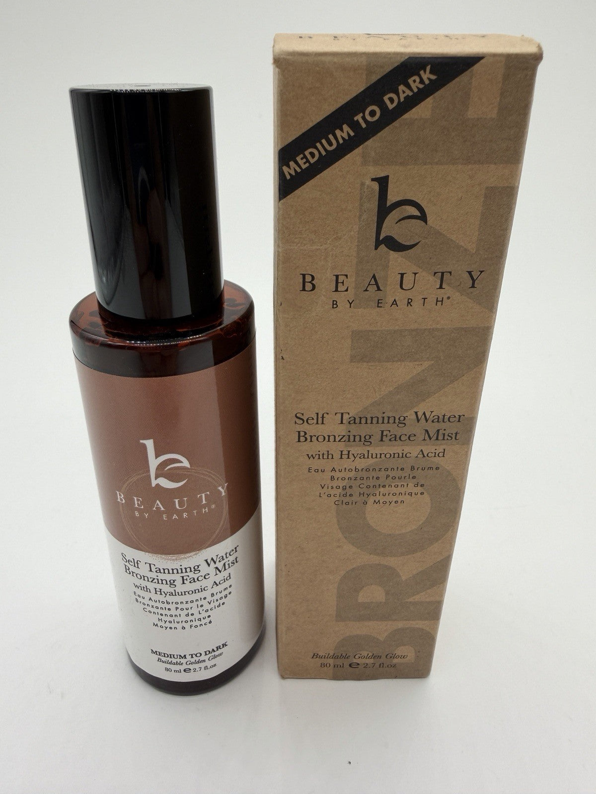 Bronzing Face Tanner Spray Mist Sunless Self Tanner Water 04/2028