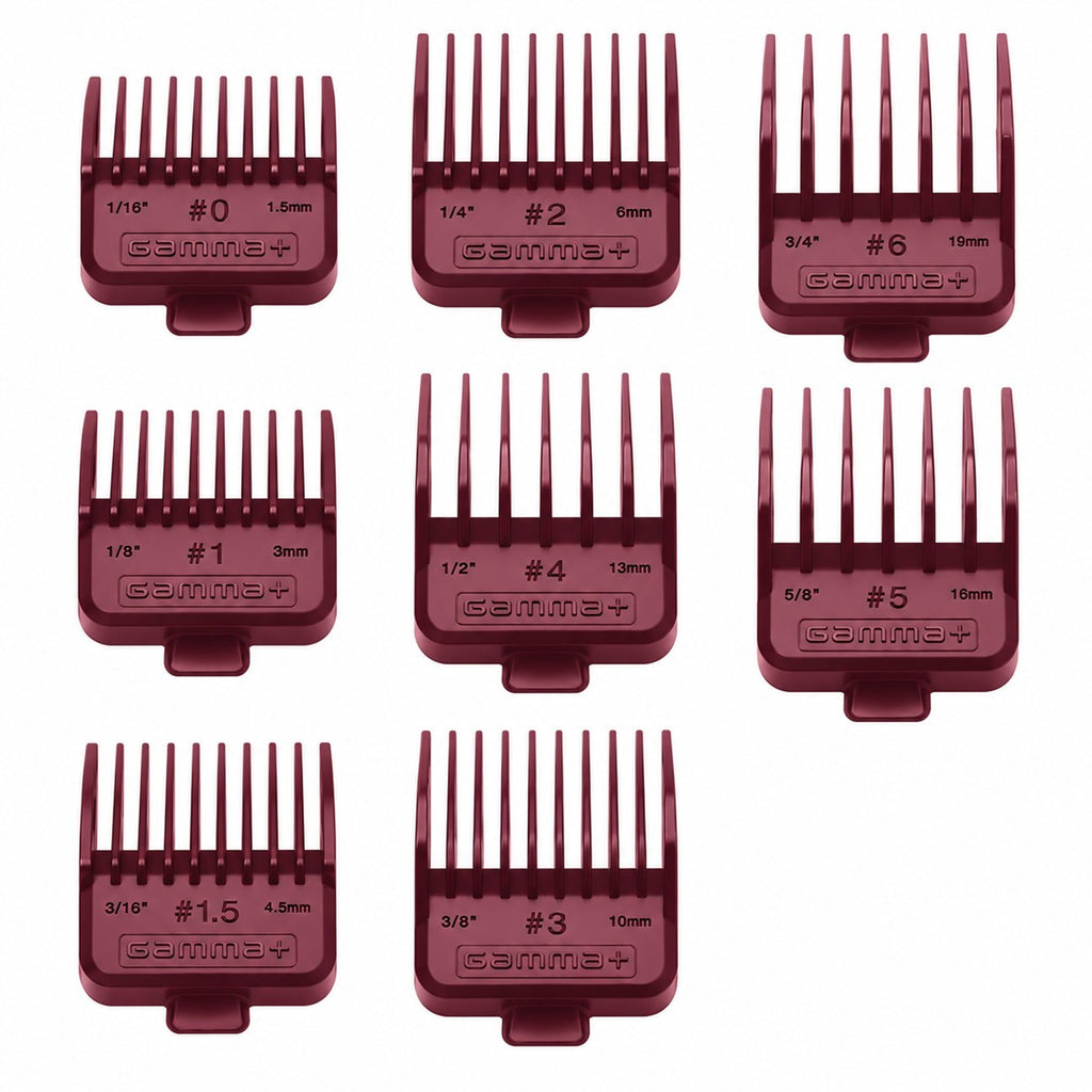 Magnetic Hair Clipper Guard Set 8 Pack - Professional Barber Accessories
