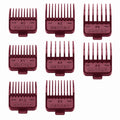 Magnetic Hair Clipper Guard Set 8 Pack - Professional Barber Accessories