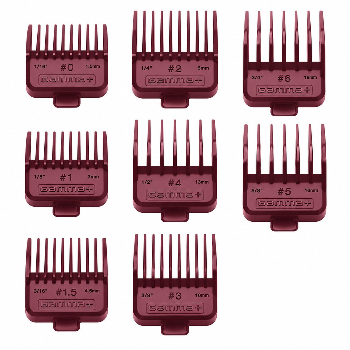 Magnetic Hair Clipper Guard Set 8 Pack - Professional Barber Accessories