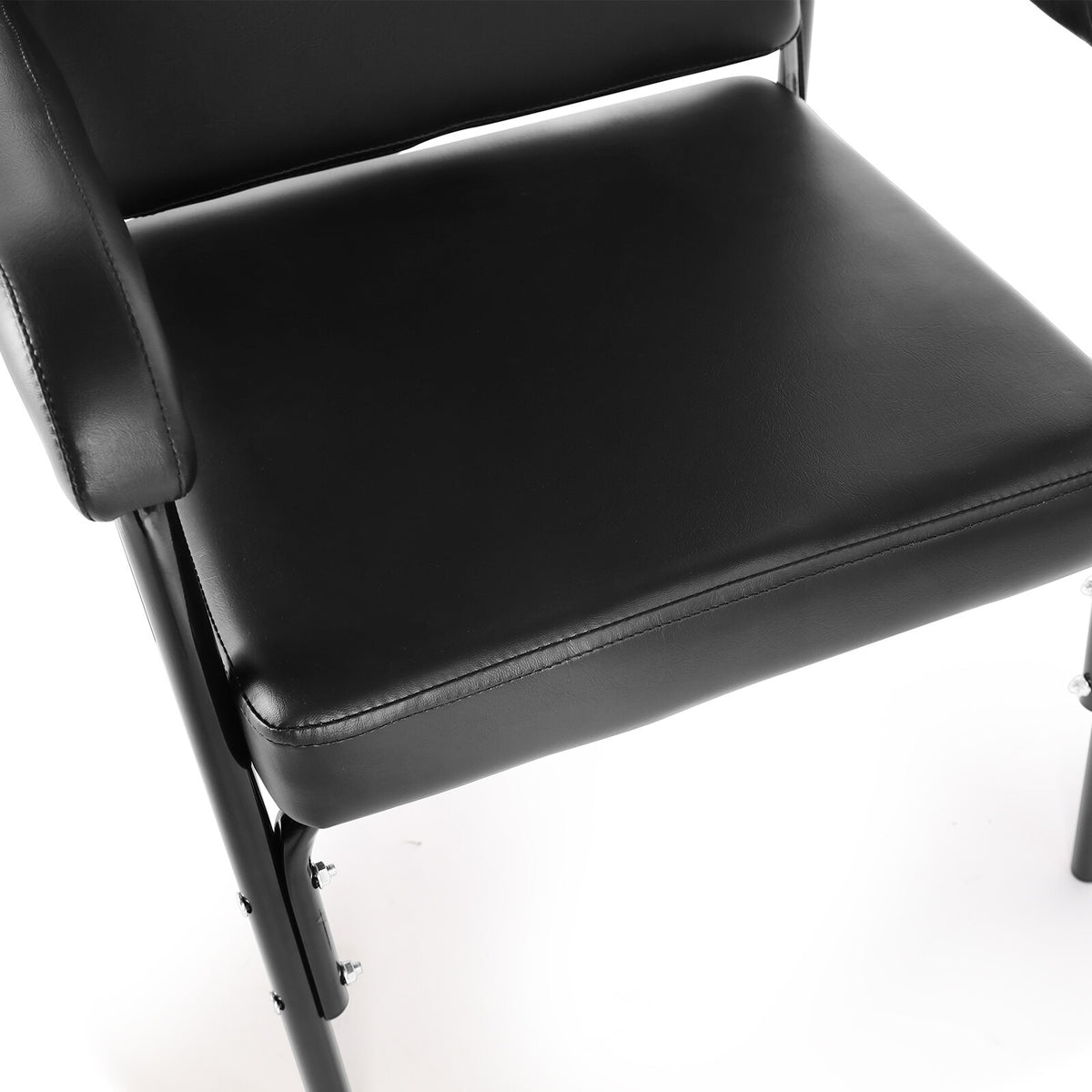 Auto Reclining Salon & Barber Chair with Adjustable Backrest and Heavy Duty Frame
