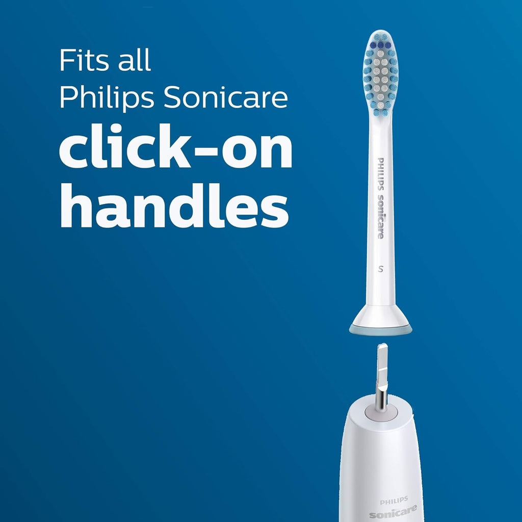 4 Pack Sensitive Replacement Toothbrush Heads for Philips Sonicare