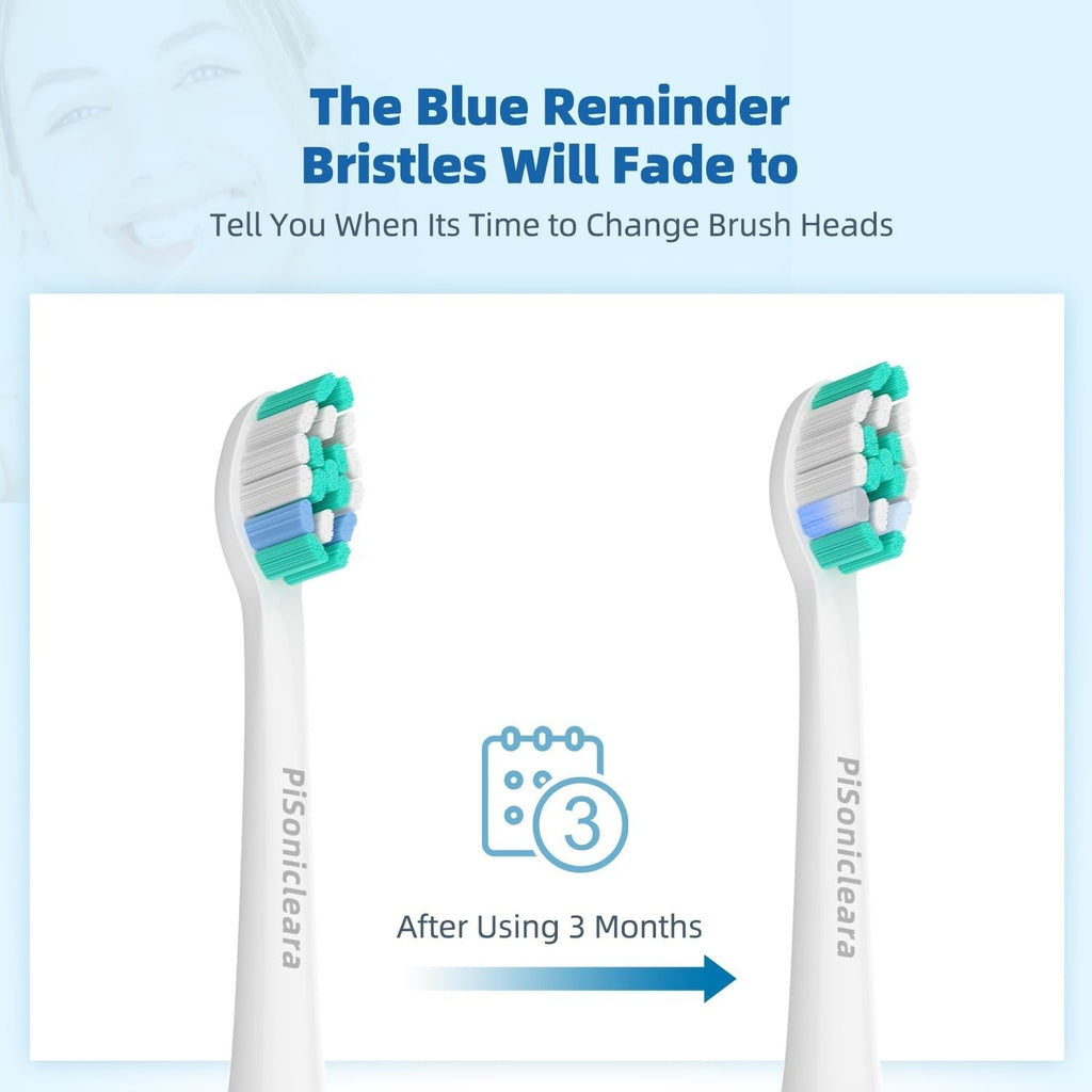 Replacement Toothbrush Heads 10 Pack - Compatible with Philips Sonicare