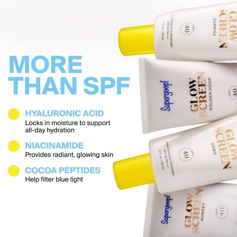 Hydrating Glowy Tinted Primer Sunscreen SPF 40 with Hyaluronic Acid