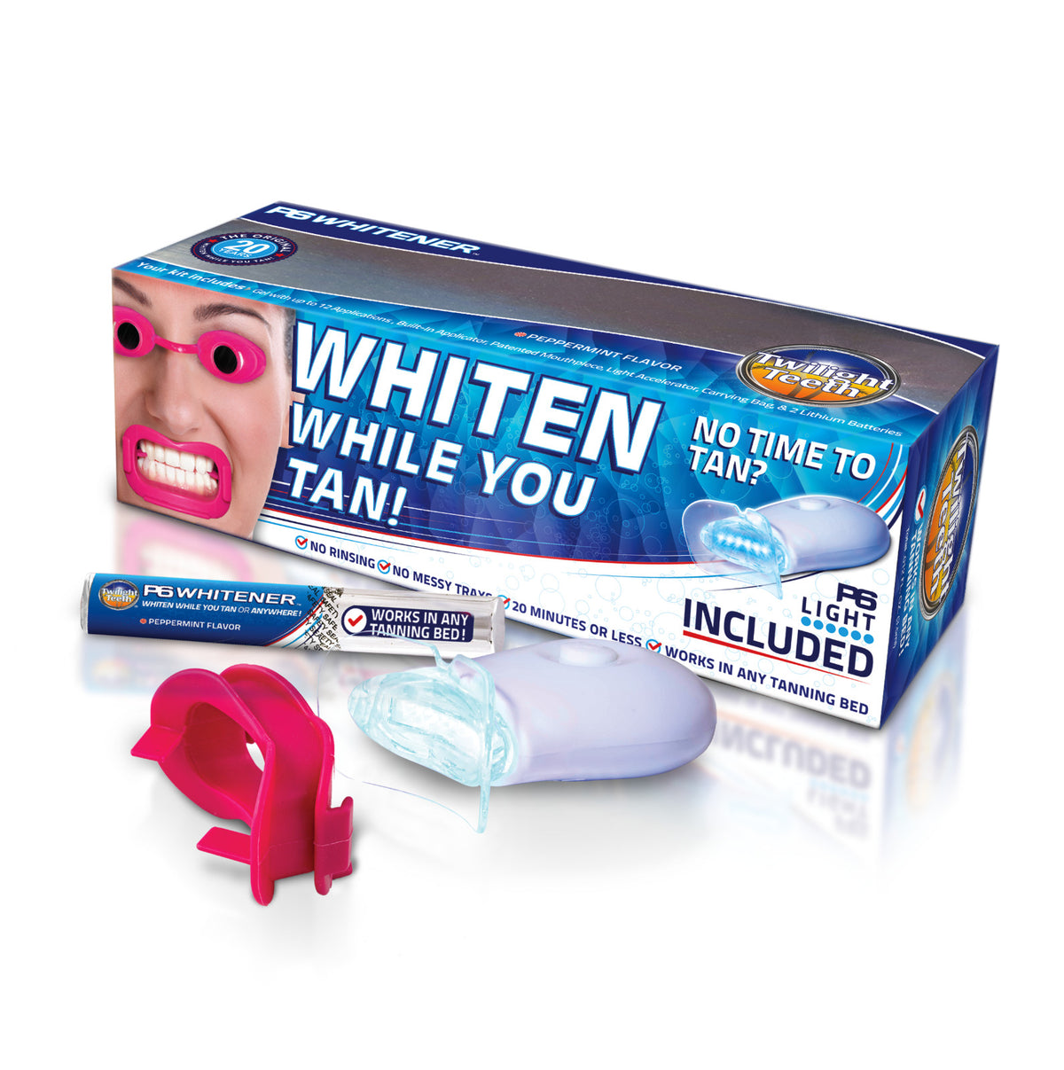 Kit with LED Light and Mouthpiece - Home & Salon Use