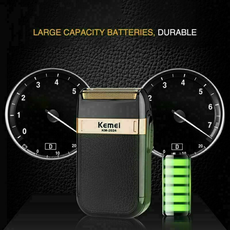 Rechargeable Electric Shaver and Beard Trimmer for Men - Waterproof Cordless Grooming Machine