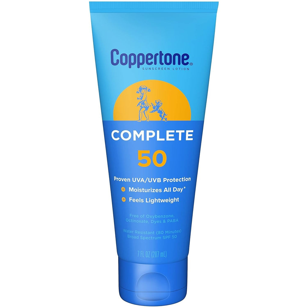 SPF 50 Sunscreen Lotion for Face & Body Water Resistant 7 oz