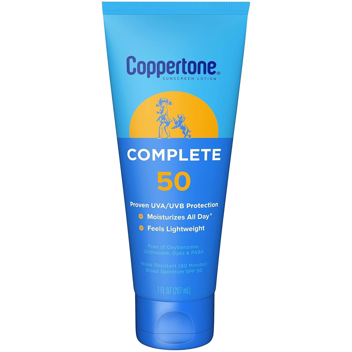 SPF 50 Sunscreen Lotion for Face & Body Water Resistant 7 oz