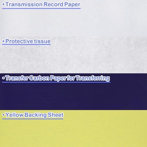 Tattoo Transfer Paper - 50 Sheets 8.25 x 11.75 in for Stencil & DIY Printing