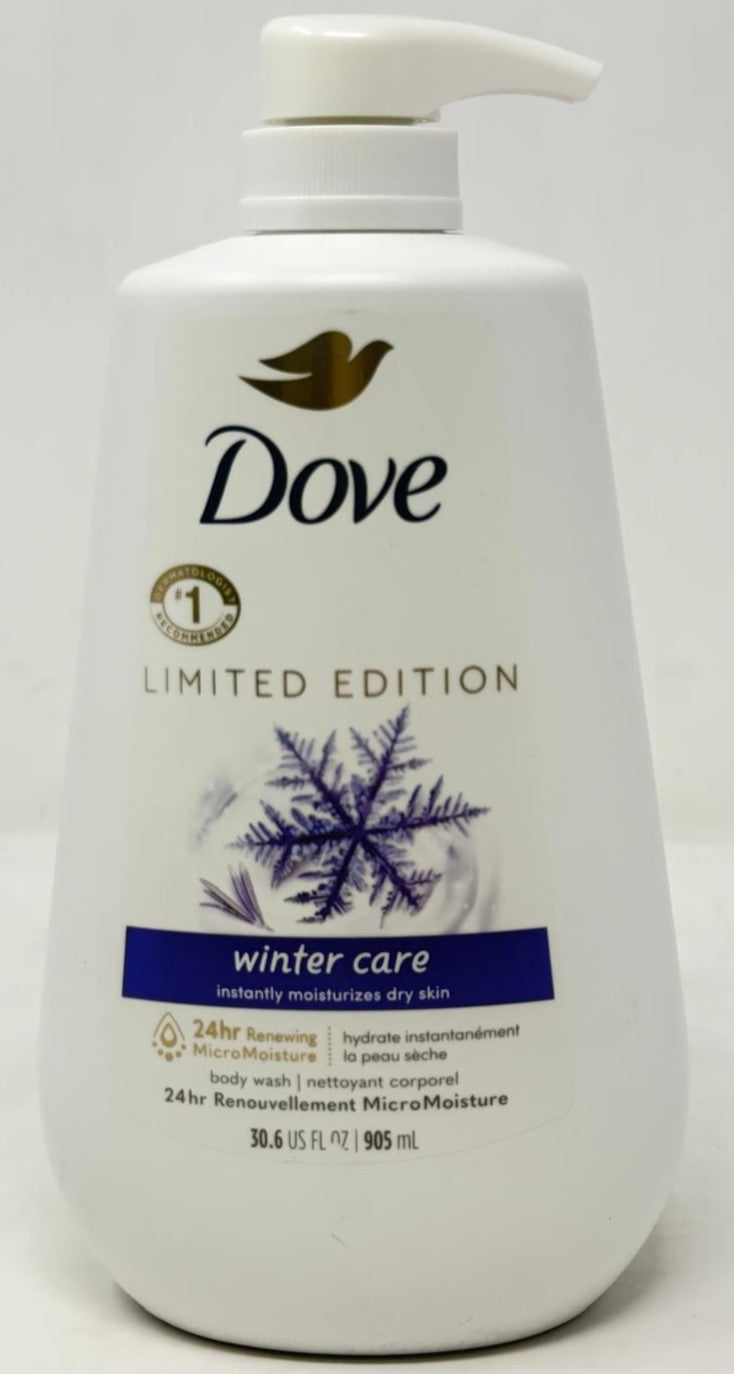 Dove Moisturizing Body Wash Winter Care 3 Pack - 30.6oz Each
