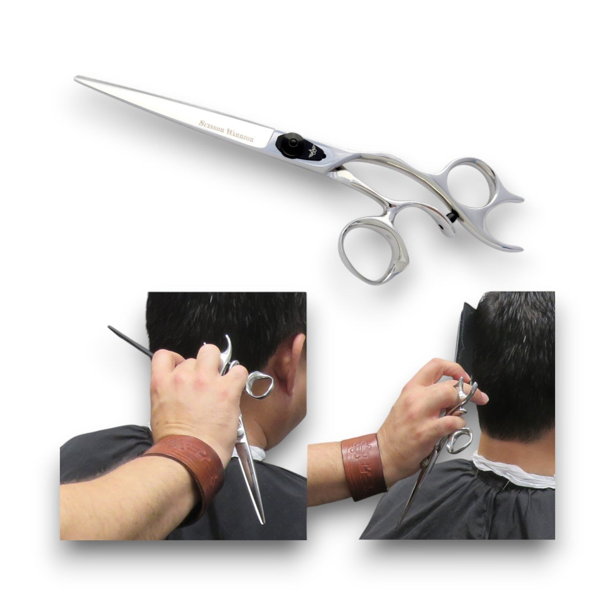 Professional Hair Cutting Shears - Ergonomic Handle, Stainless Steel, Multiple Sizes