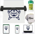 Wireless A4 Tattoo Stencil Printer—Thermal Transfer Paper Print, 1200mAh