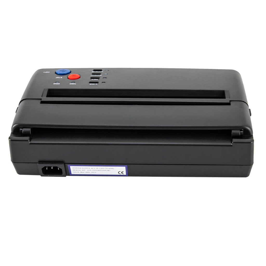 Tattoo Stencil Printer Kit for A4 Transfer Paper - Thermal Stencil Maker