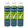 3 Pack Aluminum-Free Deodorant Spray for Whole Body Active Fresh 4oz