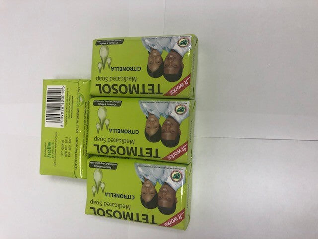 Medicated Citronella Soap for Scabies & Skin Care - Pack of 4