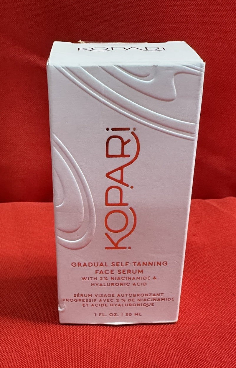 Gradual Self Tanning Face Serum with Niacinamide - 30ml, Hydrating & Brightening