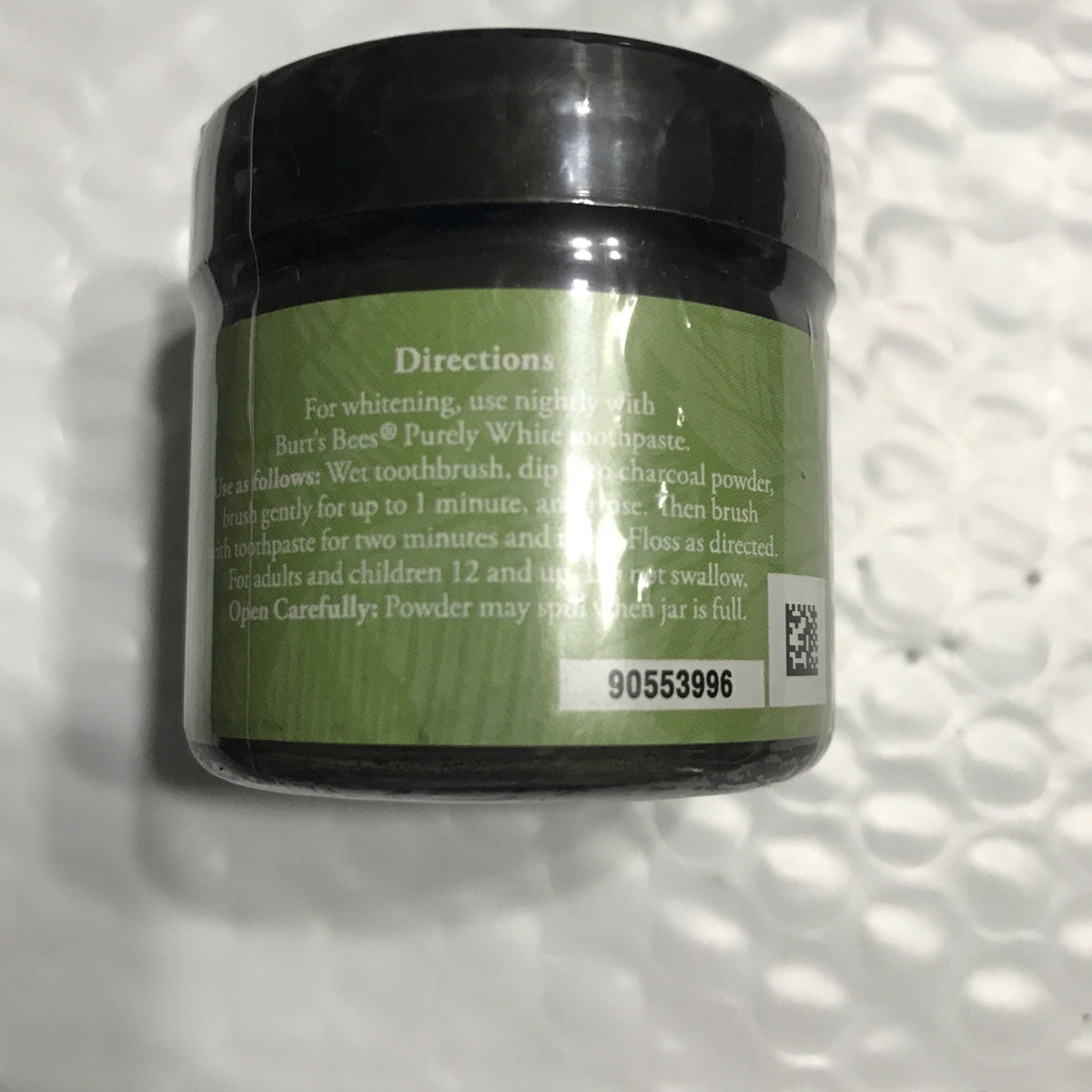 Activated Charcoal Teeth Whiteners with Mountain Spearmint - 0.7 oz Sealed Jar