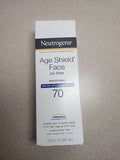 Neutrogena Oil-Free SPF 70 Face Lotion - 3 Oz Sun Protection, Fragrance-Free, Exp 12/2026
