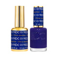 DND Gel Polish Set - Ultra Marine #019 0.6 oz Nail Color & Gel Polish Duo