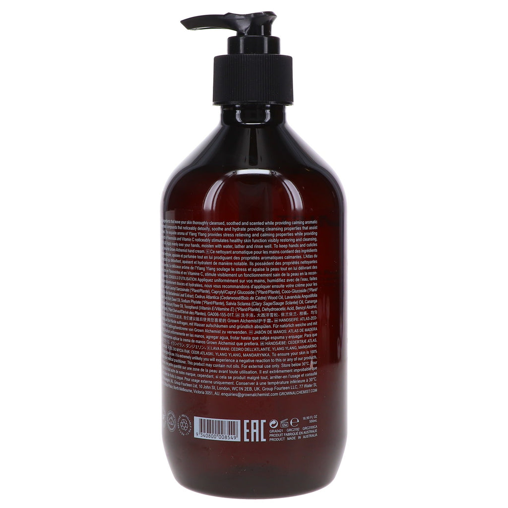 Luxury Botanical Hand Wash with Cedarwood, Ylang Ylang & Tangerine - 16.9 oz