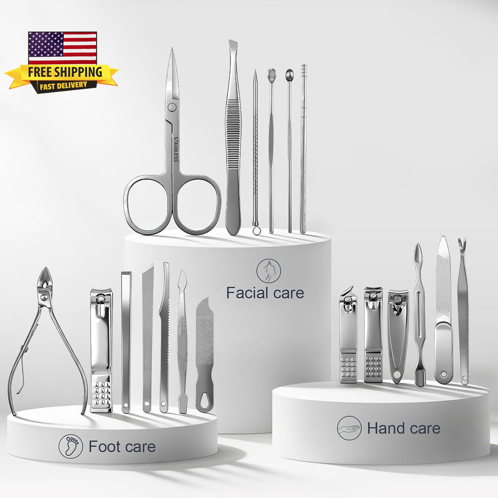 Premium Nail Clippers Set for Women & Men Travel Manicure Kit