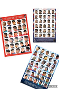 24x36 Barber Shop Poster Set for Men, Kids & Hispanic Customers