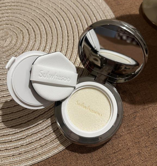 Portable SPF 50+ Sun Cushion with Hydrating & Soothing Skin Care SPF50+