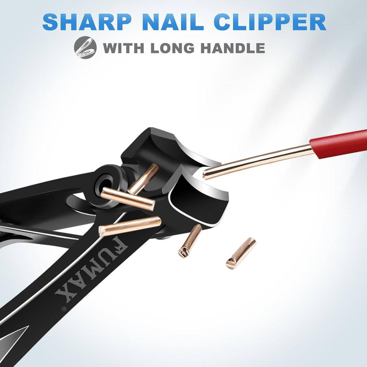 Heavy Duty Large Toenail Clippers for Seniors Thick Nails Ergonomic Handle