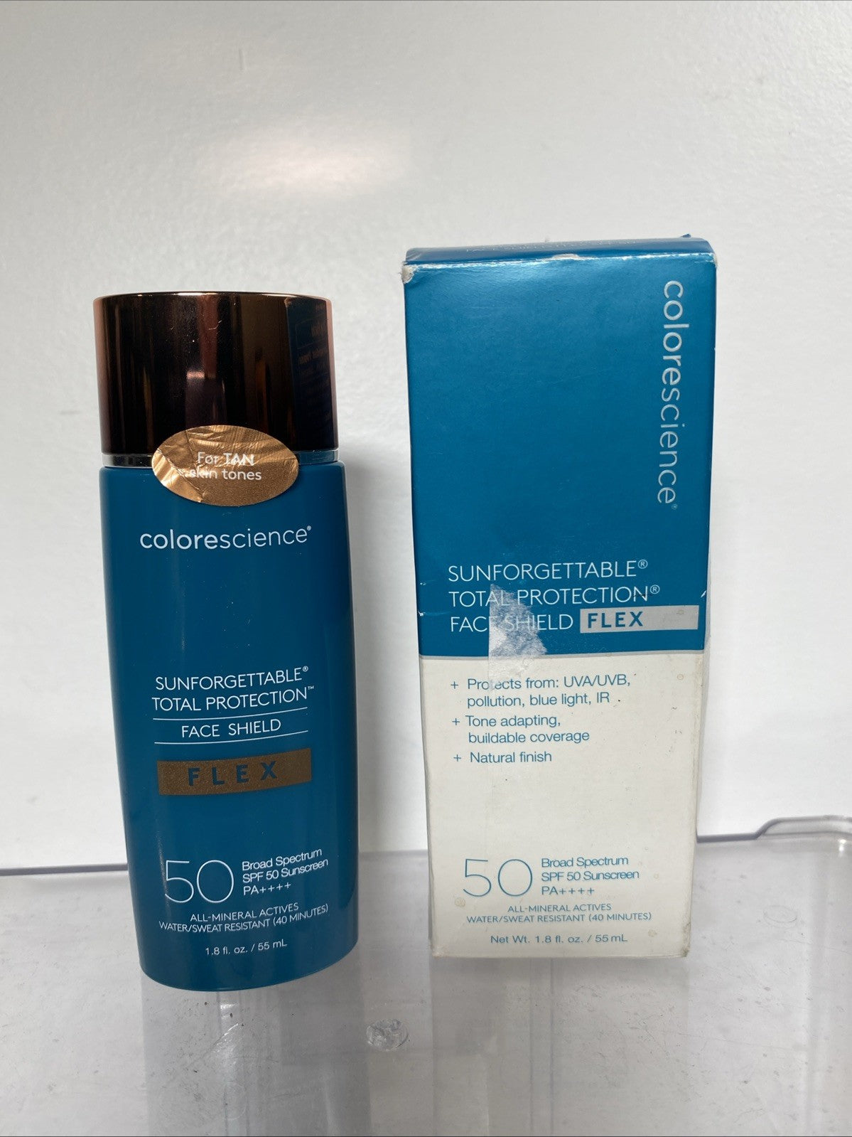 Face Shield Flex SPF 50 Tan Sunscreen - 1.8 oz Travel Size