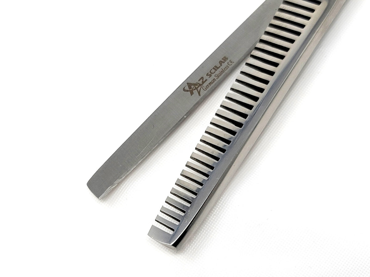 6-Inch Hair Thinning Scissors Barber Shears, Adjustable Tension, Stainless Steel