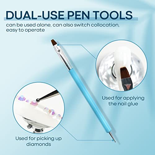 Strong Nail Rhinestone Glue for DIY Nail Art - Salon-Quality Adhesive