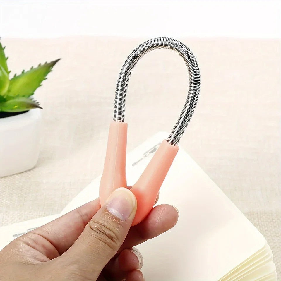 Facial Hair Remover Spring Stick Epilator for Upper Lip & Chin - Reusable Manual Threading Tool