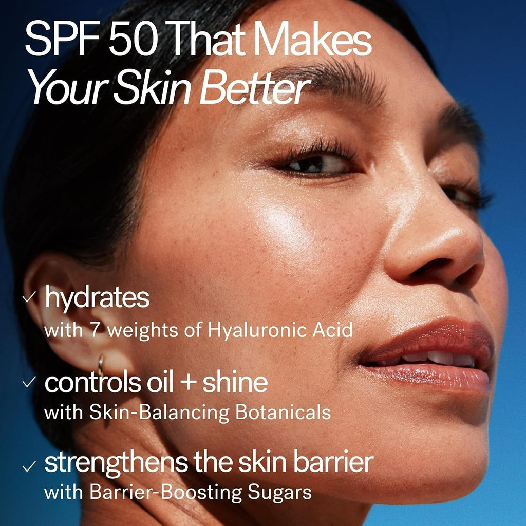 Mineral Sunscreen SPF 50 Medium-Deep Hydrating Sun Protection - 1.52 Oz
