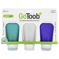 Travel Tube Set - Large BPA-Free Silicone Bottles with Locking Cap - 3 Pack