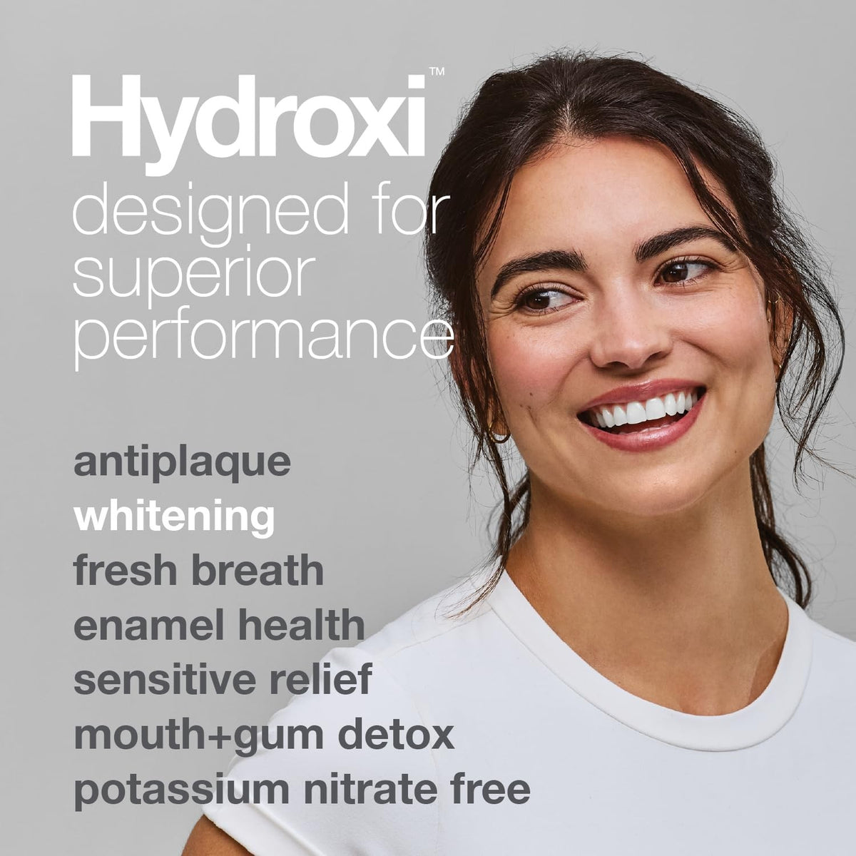 Hydroxyapatite Fluoride-Free Nano Toothpaste for Sensitive Teeth - Remineralizes & Whitens