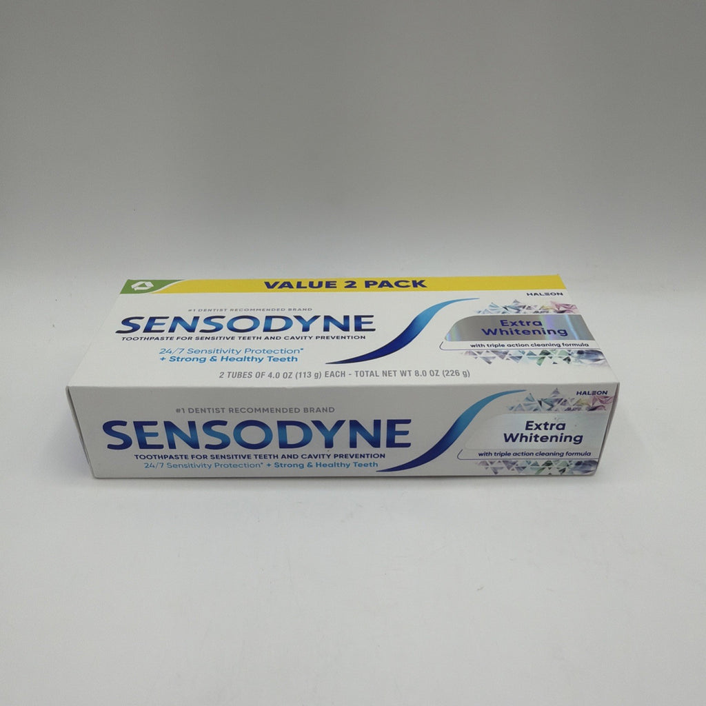 Sensodyne Extra Whitening Toothpaste for Sensitive Teeth 4oz - 6 Tubes