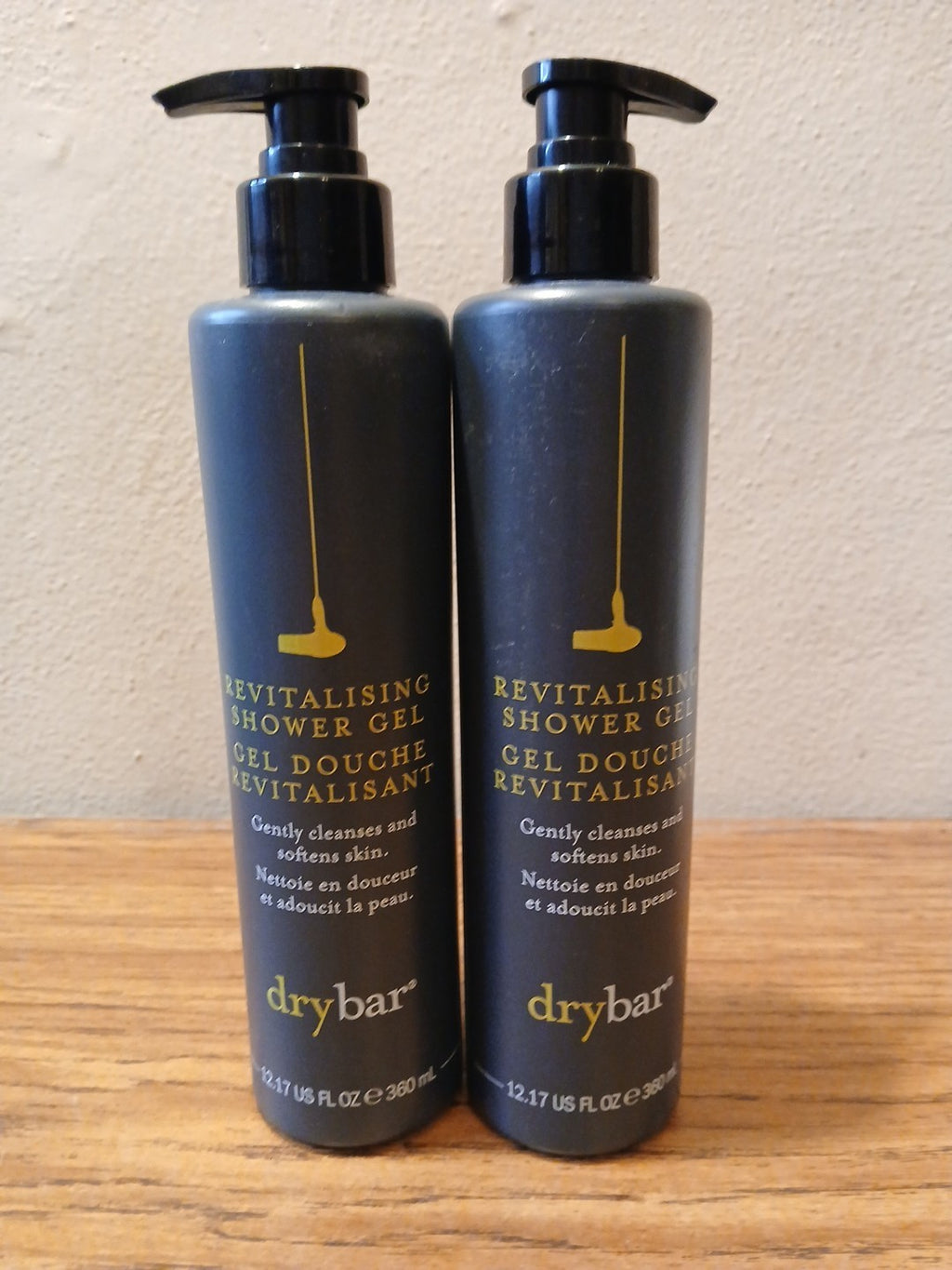 Revitalizing Shower Gel - Gently Cleanses 12.17oz Each, Lot of 2