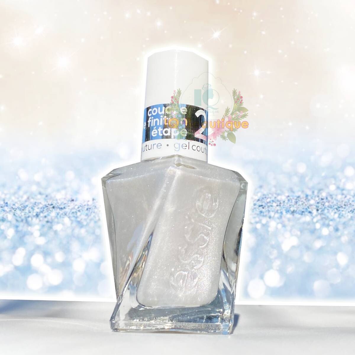 Essie Gel Couture Sparkle Effect Top Coat 3-Pack Long Lasting Up to 14 Days