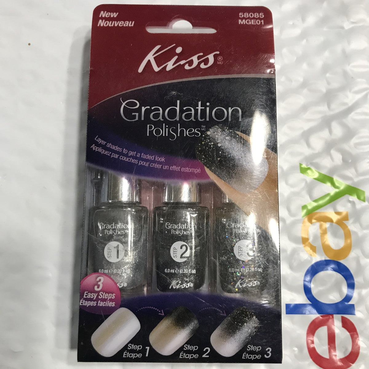 KISS Gradation Nail Polish Set - 3 Step Layered Faded Shades