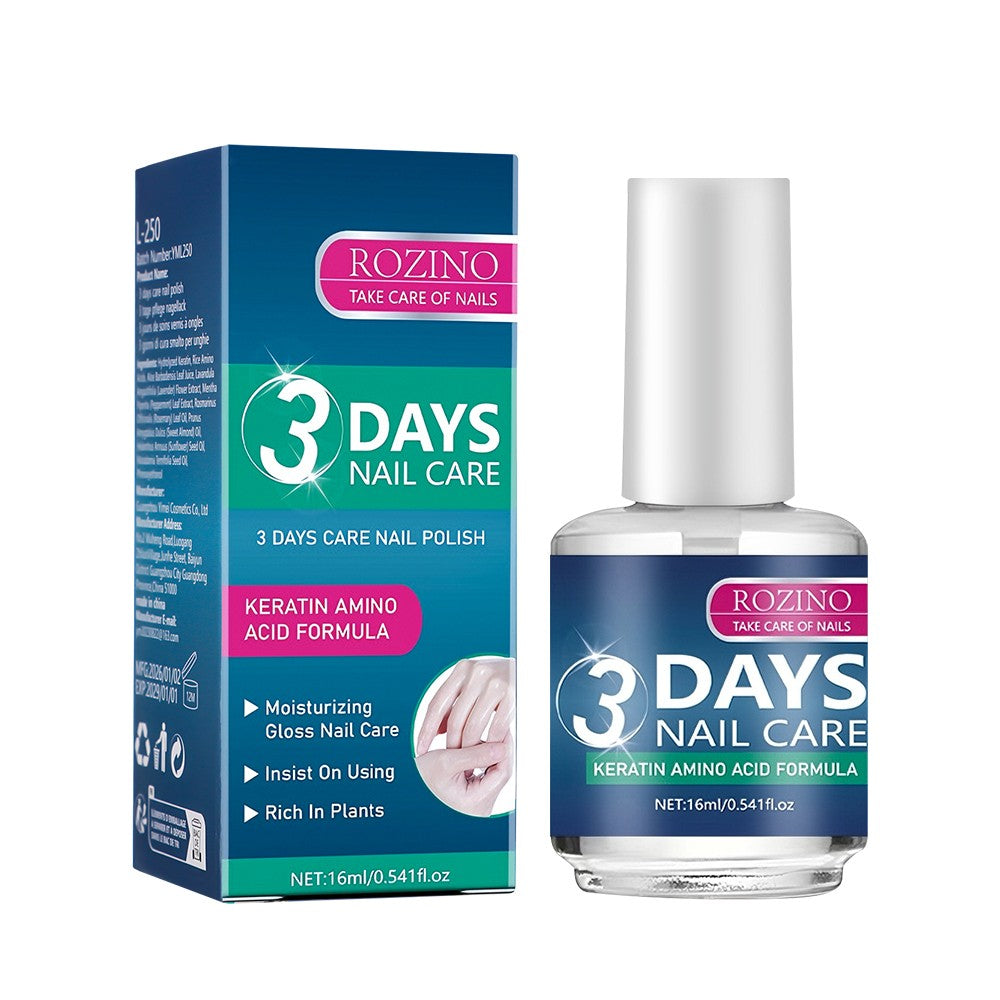 Nail Care Oil with Keratin & Amino Acids - 3 Pack, 16ml for Strength & Shine
