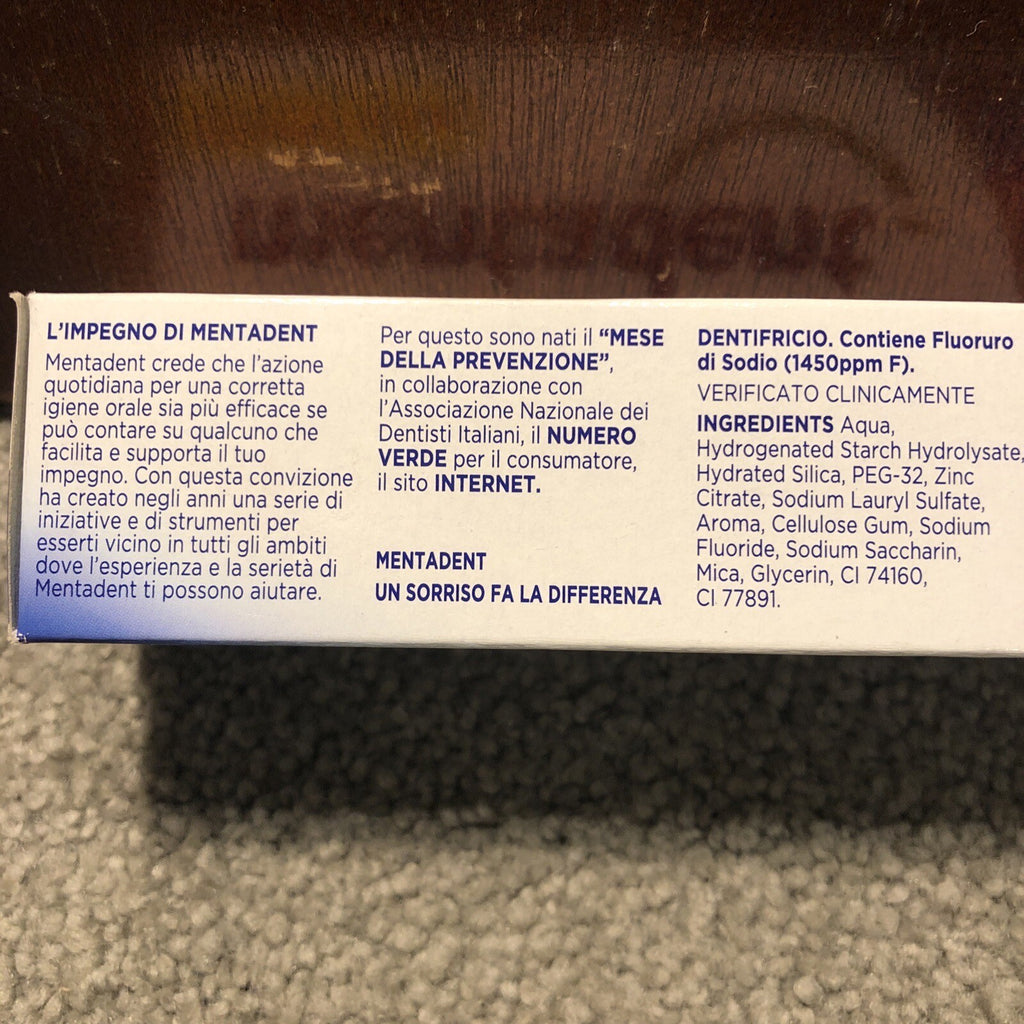 Mentadent P Fluoride Toothpaste with 18HR Whitening & Protection 100ml