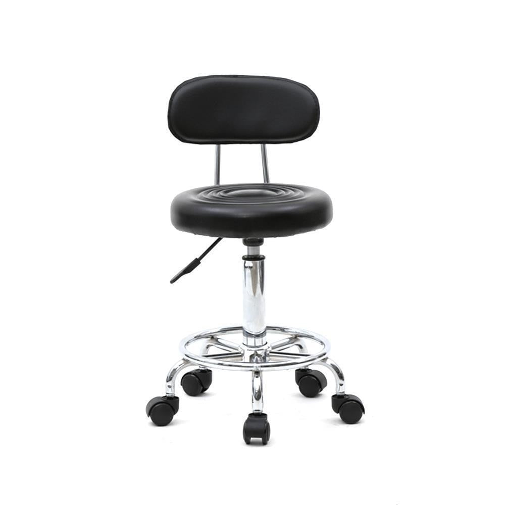 Adjustable Swivel Salon Stool with Wheels for Spa Tattoo Facial Massage