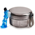 Leakproof Denture Case with Soaking Basket - Travel Friendly, BPA Free