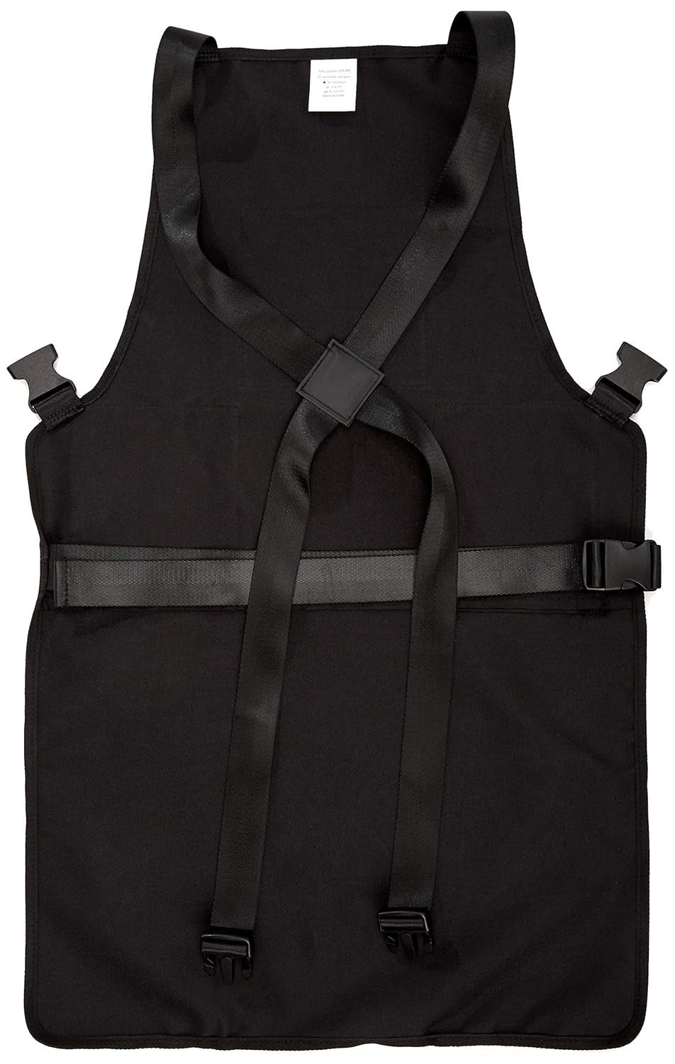Professional Barber Apron Black Polyester with PVC Base Protection