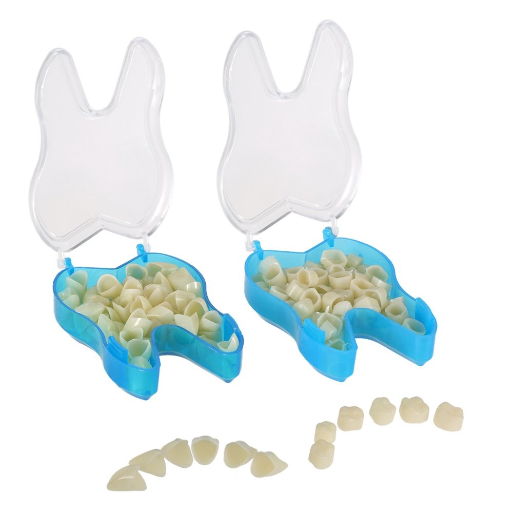 Mixed Dental Temporary Crown Kit for Anterior & Posterior Teeth - 100 Units