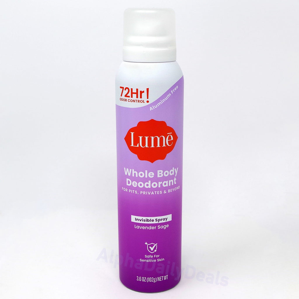 Whole Body Lavender Sage Deodorant Spray - Aluminum-Free, 3.6 oz, 2 Pack