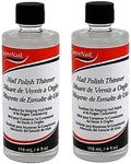 Nail Polish Thinner 118ml - Keeps Polish Bright & Consistent, 2 Pack